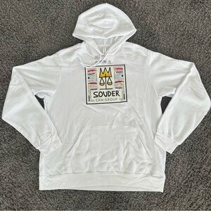 Bella + Canvas XL Souder Law Group Basquiat Inspired Graphic Hoodie